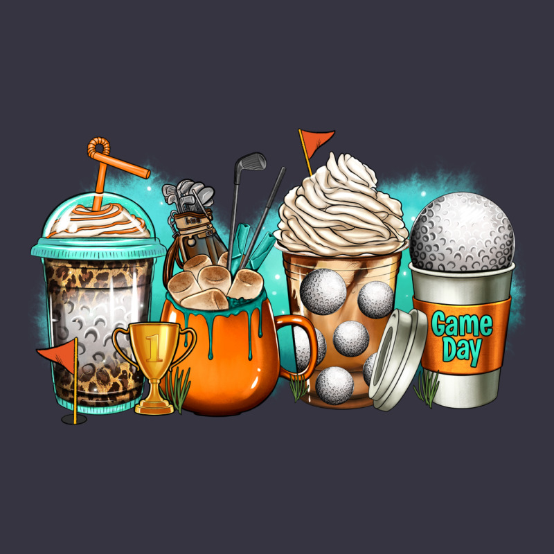 Golf Coffee Cups Vintage Hoodie by Jasminsmagicworld | Teevron