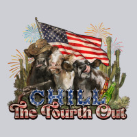 Chill The Fourth Out Cows 4th July America Heavyweight Sweatshirt | Teevron
