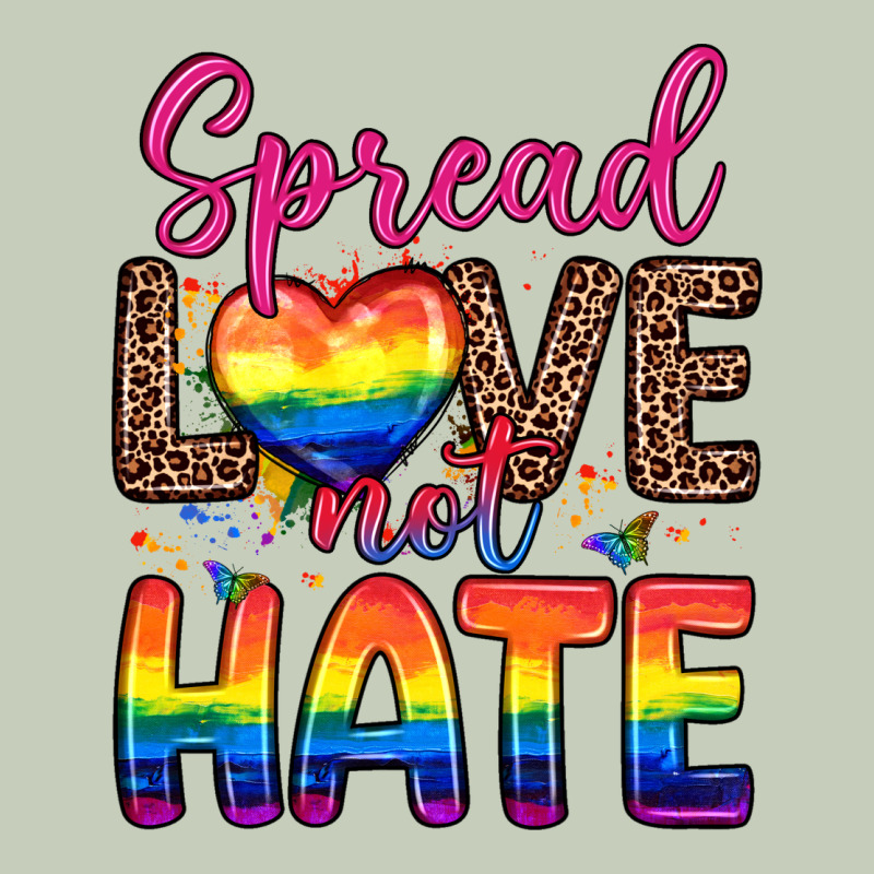 Spread Love Not Hate Ladies Tee by Zillion Design Studio | Teevron