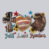 Faith Love Freedom Usa Heavyweight Sweatshirt | Teevron