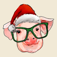 Christmas Pig With Santa Claus Hat Premium Tee | Teevron