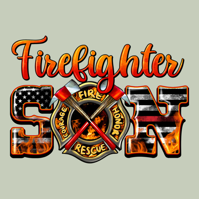 American Flag Firefighter Son Classic Tee by LillyAllenDesigns | Teevron