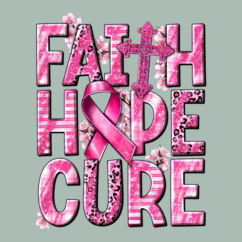 Faith Hope Cure Cancer Classic Tee by NancyCooperArtShop | Teevron