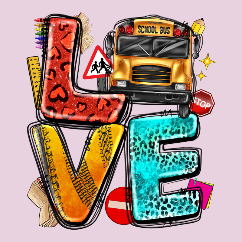 Love School Bus Ladies Tee by texasbilliewilder | Teevron