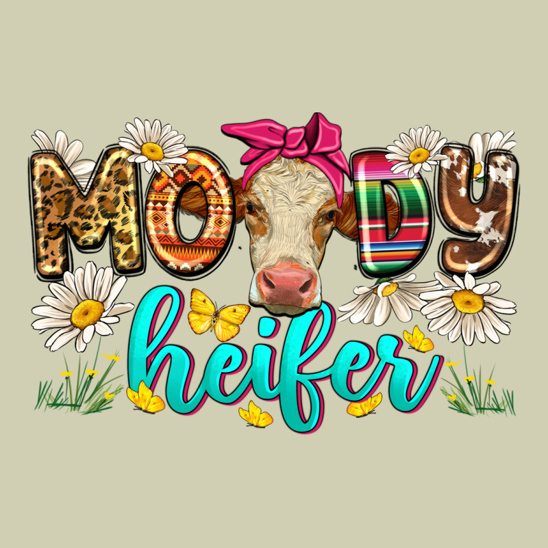 Moody Heifer Heavy Core Tee by Zillion Design Studio | Teevron