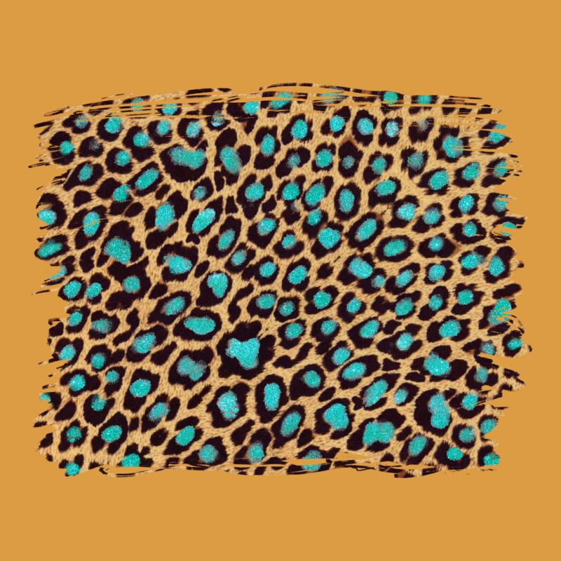 Leopard With Turquoise Glitter Urban Heavy Tee by Artiststas | Teevron