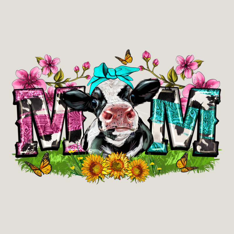 Mom With Cow Heavy Core Tee by Zillion Design Studio | Teevron