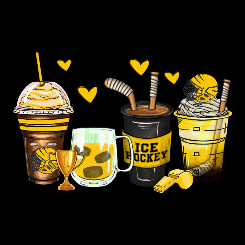Ice Hockey Coffee Cups Premium Tee by Zillion Design Studio | Teevron