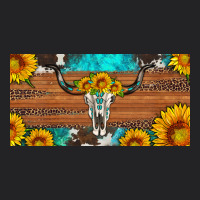 Longhorn Bull Skull License Plate Vintage Tee | Teevron
