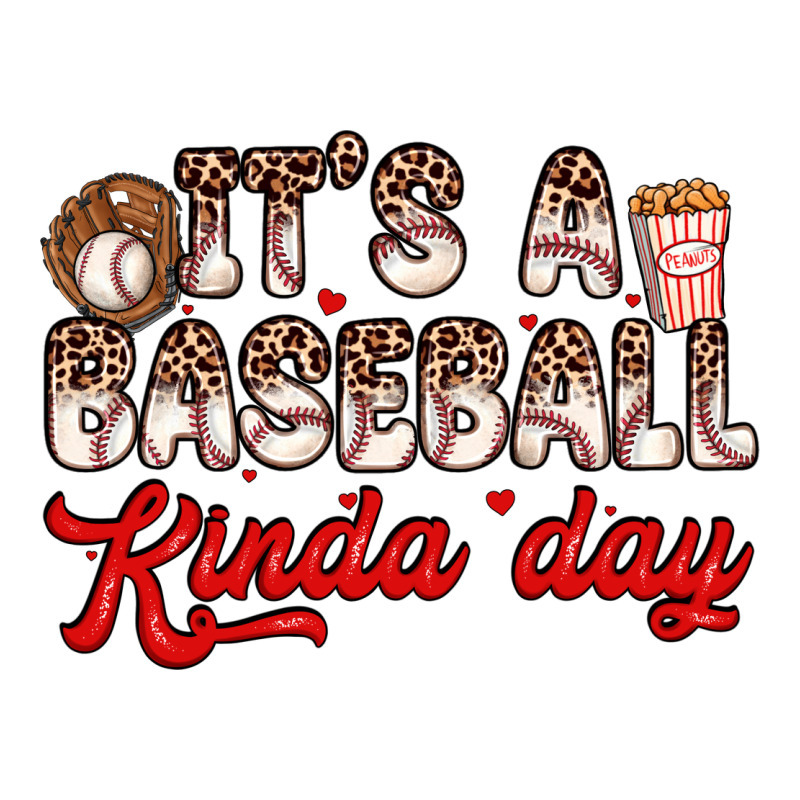 It S A Baseball Kinda Day Ladies Tee by Zillion Design Studio | Teevron