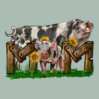 Western Mom With Spotted Pig And Baby Pig Classic Tee | Teevron
