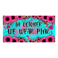 In October We Wear Pink Long Sleeve Tee | Teevron