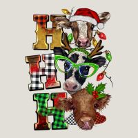 Christmas Ho Ho Ho Cow Heavy Core Tee | Teevron