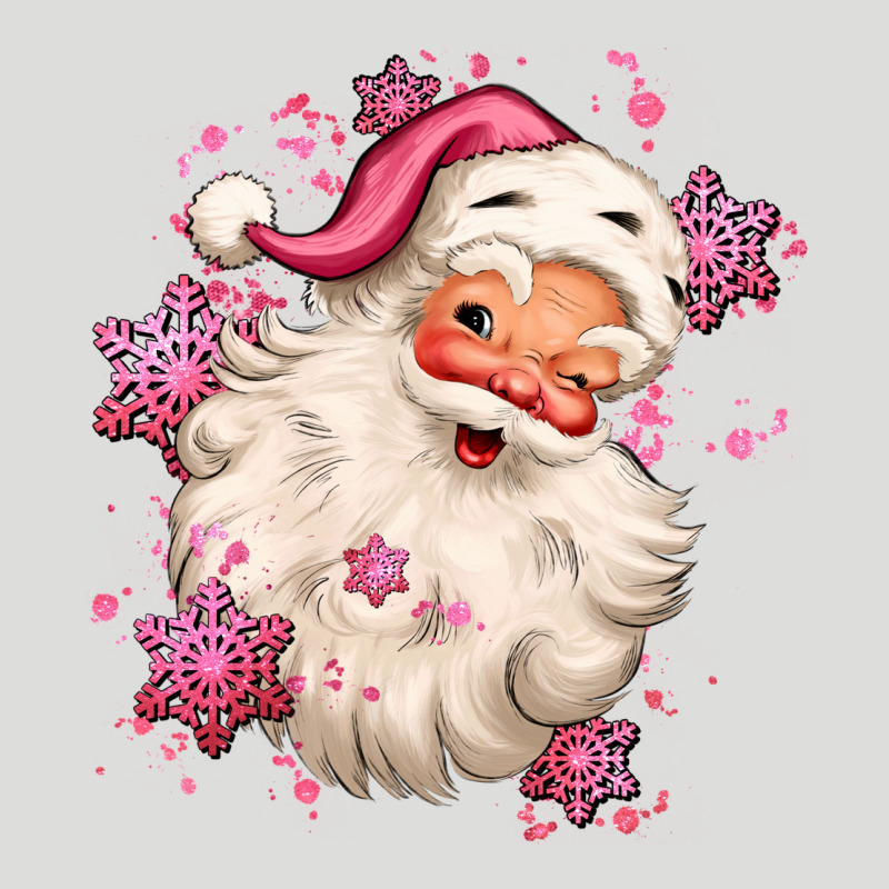Pink Christmas Santa Claus Zipper Hoodie by MaliasSmallBusiness | Teevron