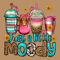 Just A Little Moody Coffee Cups Vintage Hoodie | Teevron
