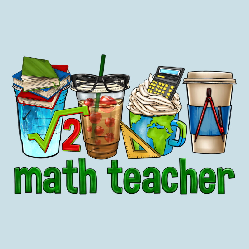 Math Teacher Coffee Cups Ladies Tee by texasbilliewilder | Teevron