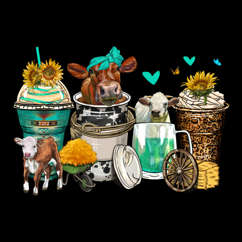 Cows Coffee Cups Premium Tee by Zillion Design Studio | Teevron