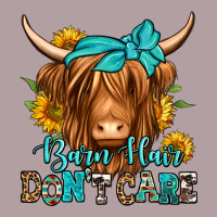 Barn Hair Don't Care Long Haired Cow Vintage Hoodie | Teevron