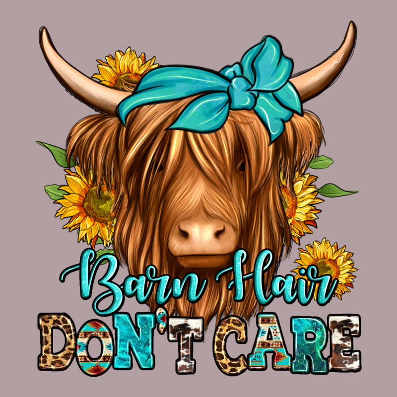 Barn Hair Don't Care Long Haired Cow Vintage Hoodie by Jasminsmagicworld | Teevron