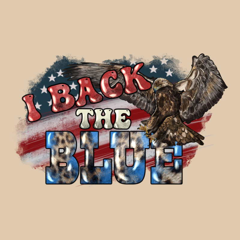 I Back The Blue Eagle Heavyweight Sweatshirt by NancyCooperArtShop | Teevron