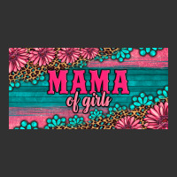 Pink Roses Mama Of Girls License Plate Urban Heavy Tee | Teevron