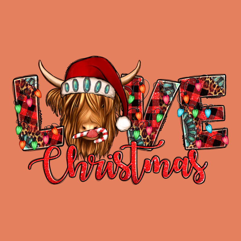 Love Christmas Highland Cow And Turquoise Gemstone Classic Tee by Jasminsmagicworld | Teevron