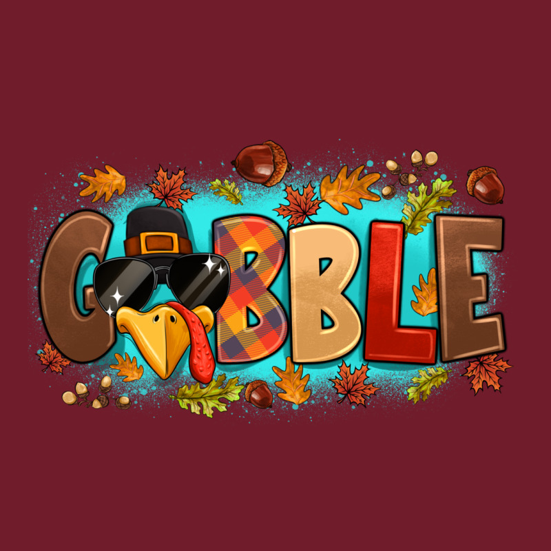 Gobble With Thanksgiving Turkeys Zipper Hoodie by MaliasSmallBusiness | Teevron