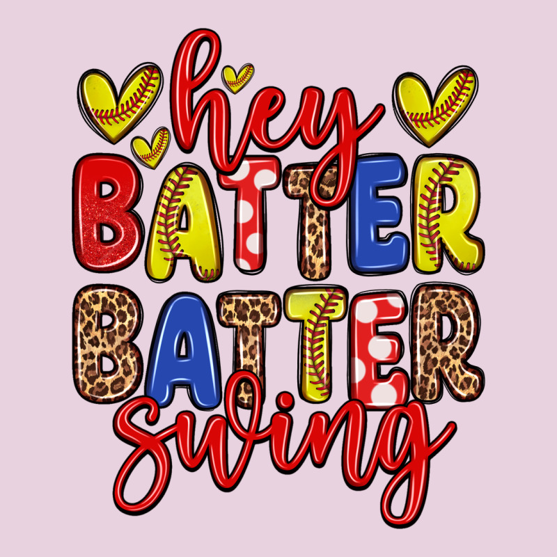 Hey Batter Batter Swing Softball Ladies Tee by Zillion Design Studio | Teevron