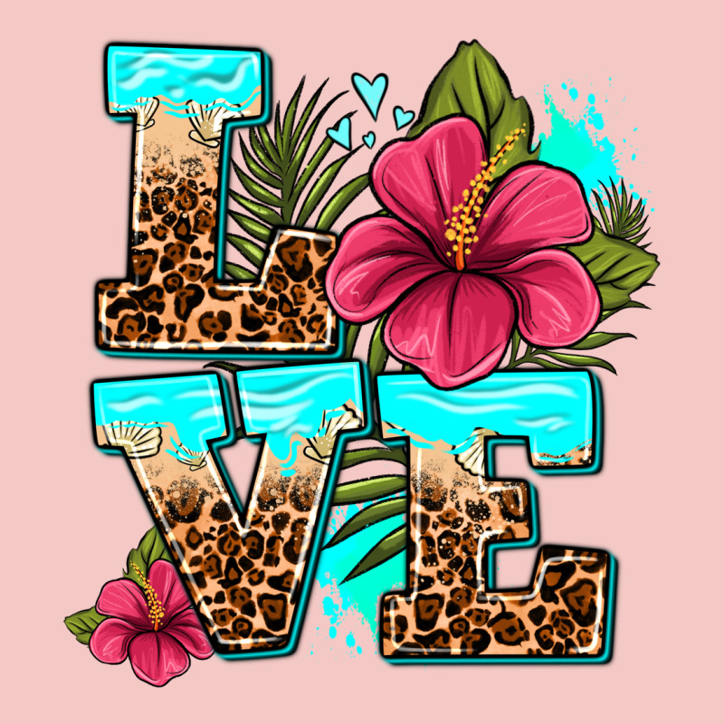 Love Summer With Flowers Urban Heavy Tee by AdoDesignShop | Teevron