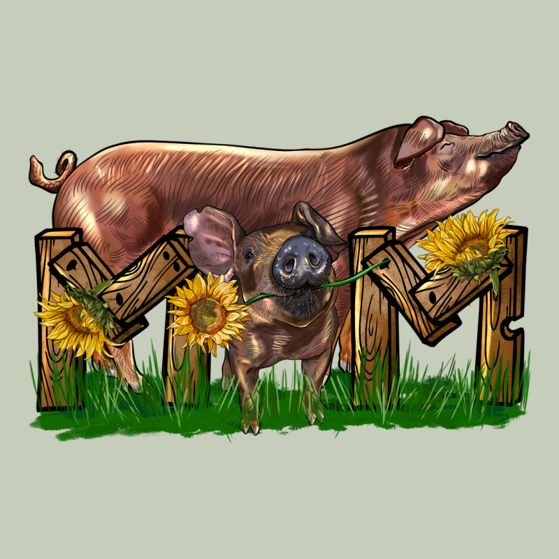 Western Mom With Duroc Pig And Baby Pig Classic Tee by LillyAllenDesigns | Teevron