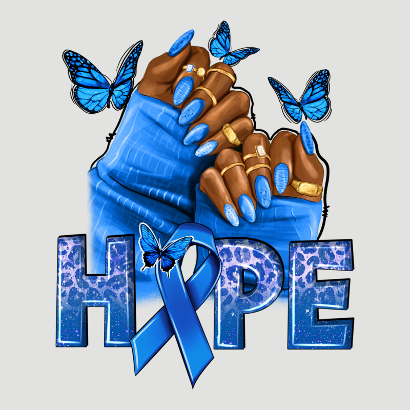 Hope Blueribboncolon Cancer Nails Classic Tee by NancyCooperArtShop | Teevron