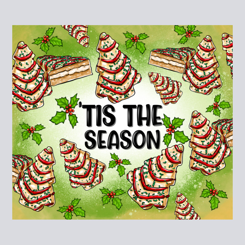 Tis The Season Christmas Tree Cake Zipper Hoodie by MaliasSmallBusiness | Teevron