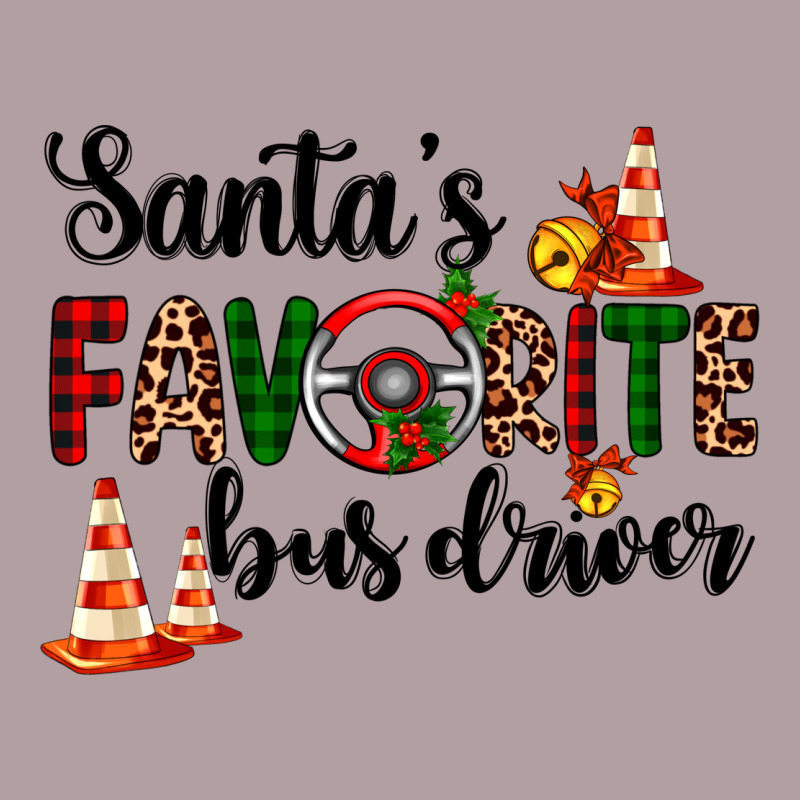 Santa's Favorite Bus Driver Vintage Hoodie by AdoDesignShop | Teevron