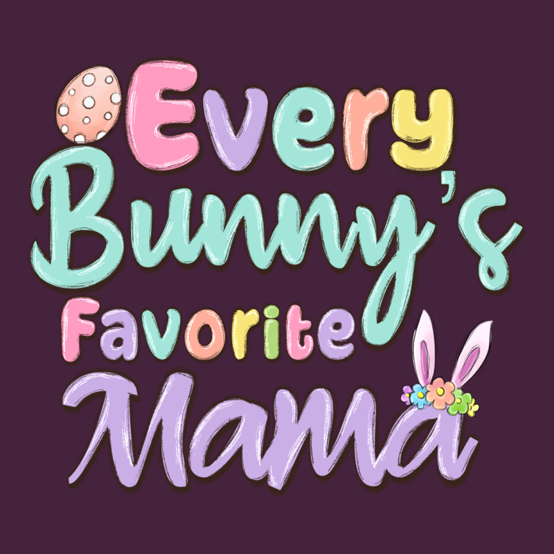 Every Bunny's Favorite Mama Long Sleeve Tee by MaliasSmallBusiness | Teevron