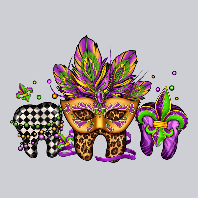 Mardi Gras Teeth Dental Assistant Heavyweight Sweatshirt by Jasminsmagicworld | Teevron