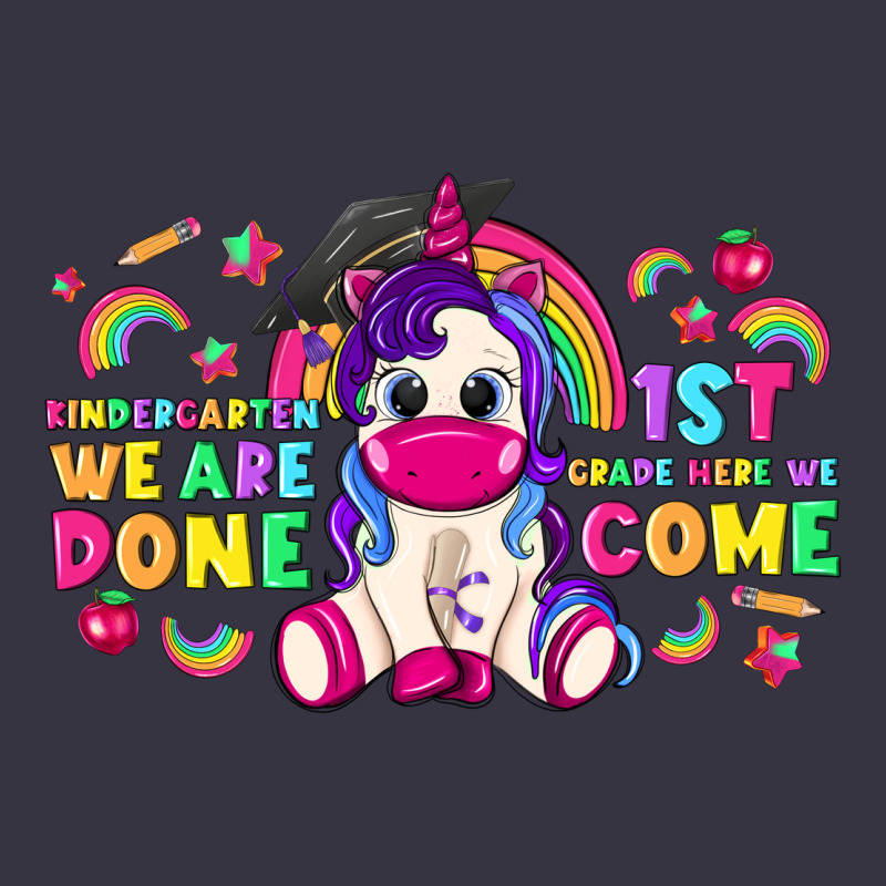 Kindergarten We Are Done 1st Here We Come With Uni Vintage Hoodie by RanaPortraitStore | Teevron