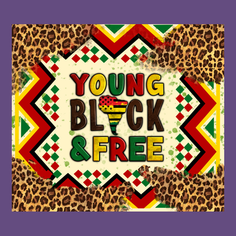 Young Black And Free Vintage Hoodie by Artiststas | Teevron