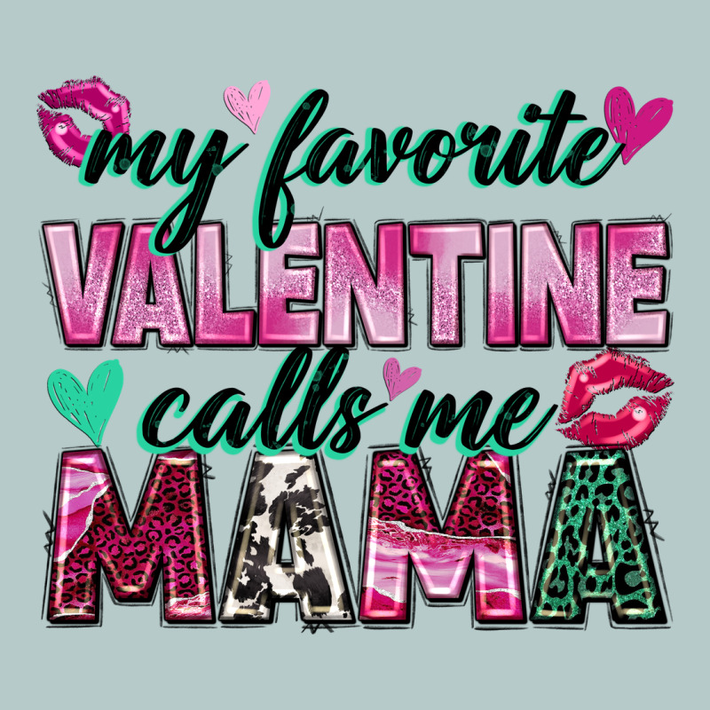My Favorite Valentine Calls Me Mama Heavy Core Tee by Zillion Design Studio | Teevron