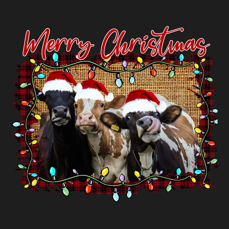 Merry Christmas Cows Heavyweight Hoodie by Bettercallsaul | Teevron