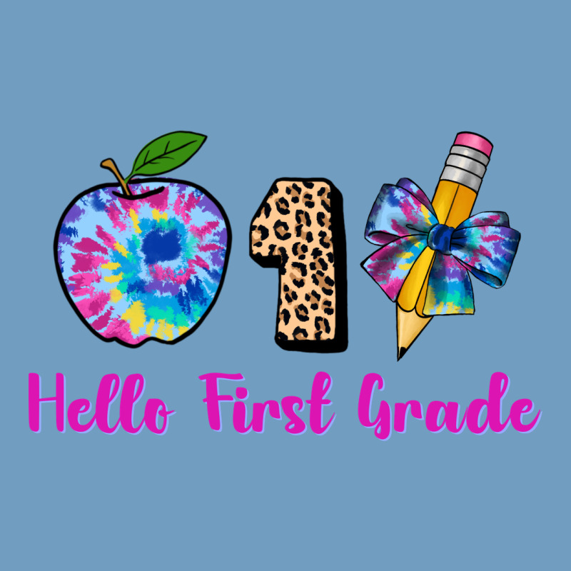 Hello First Grade Tie Dye 3200x2400 Urban Heavy Tee by AdoDesignShop | Teevron