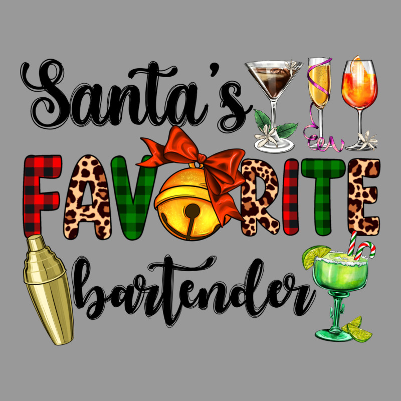 Santa's Favorite Bartender Vintage Hoodie by AdoDesignShop | Teevron