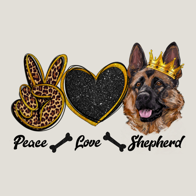 Peace Love Shepherd Heavy Core Tee by RanaPortraitStore | Teevron