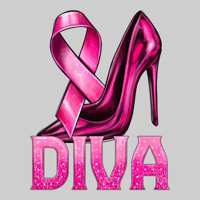 Breast Cancer Diva Ribbon And Heels Premium Tee by texasbilliewilder | Teevron