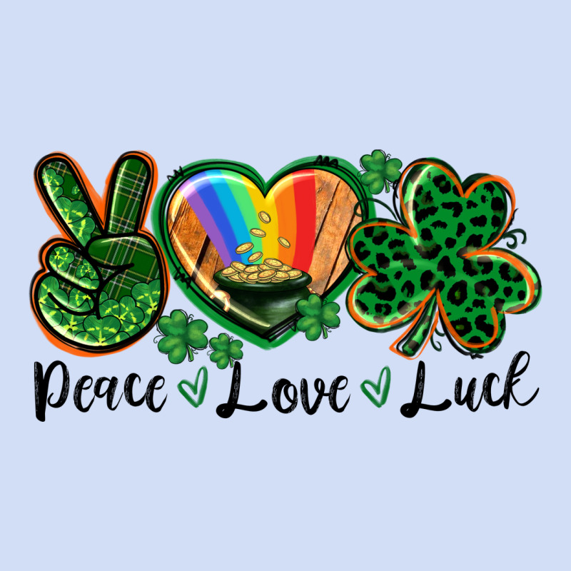 Peace Love St. Patrick's Day Urban Hoodie by CowGirlArtShop | Teevron