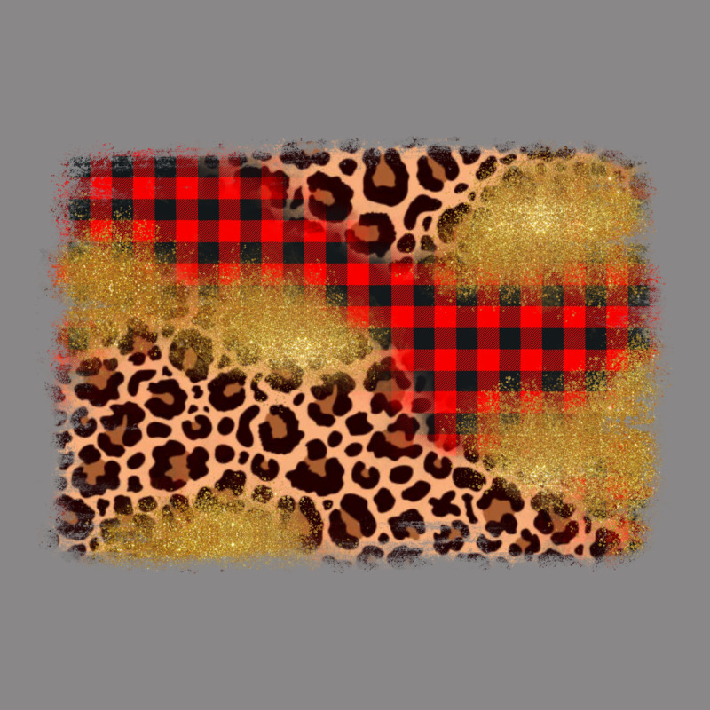 Christmas Leopard Glitter Background Vintage Tee by AdoDesignShop | Teevron