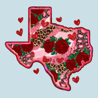 Valentine' S Day Texas Map With Roses Ladies Tee | Teevron
