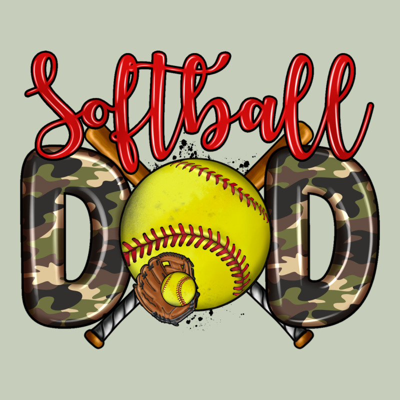 Softball Dad Ladies Tee by Zillion Design Studio | Teevron