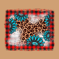 Christmas Gemstone Leopard Background Vintage Tee | Teevron