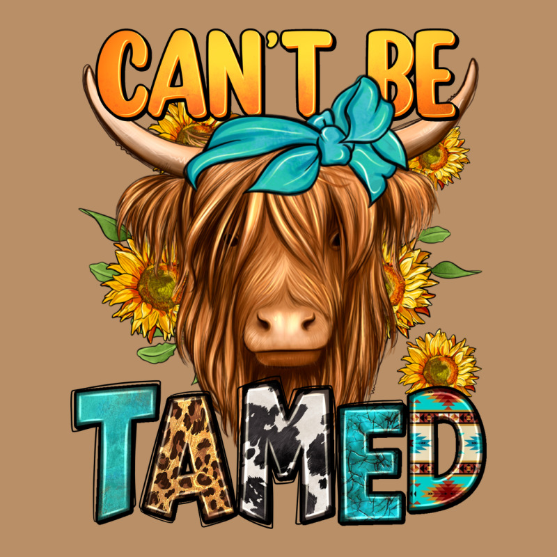 Can't Be Tamed Longhaired Cow Vintage Hoodie by Jasminsmagicworld | Teevron