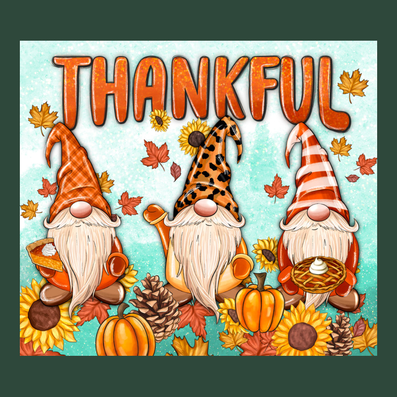 Thankful Gnome Zipper Hoodie by MaliasSmallBusiness | Teevron